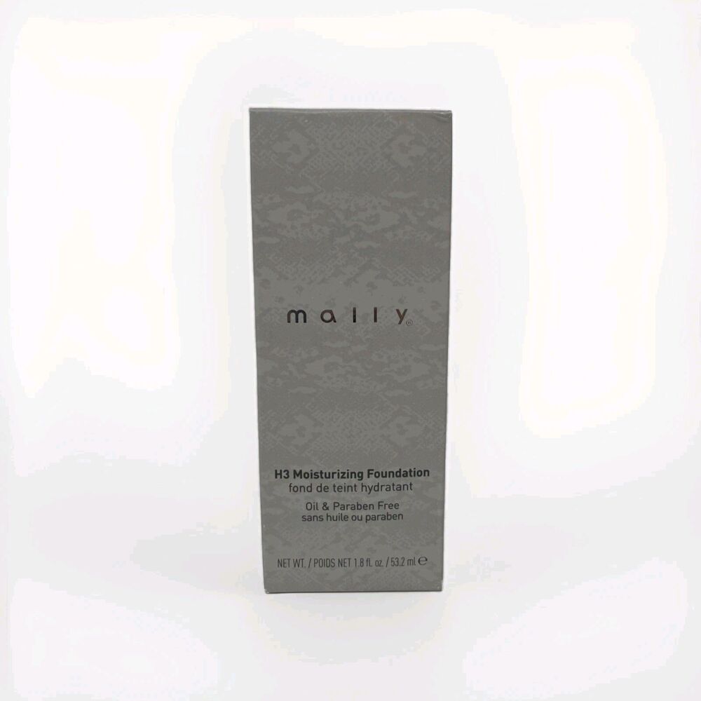 Mally H3 Moisturizing Foundation 1.8 New In Box DEEP